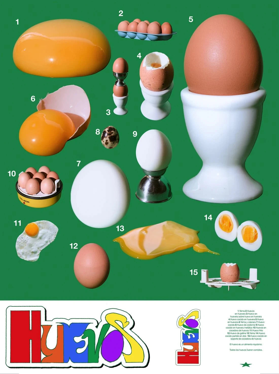 Huevos 2 (Eggs 2) contemporary wall art print by Miguel Vides - sold by DROOL