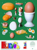 Huevos 2 (Eggs 2) contemporary wall art print by Miguel Vides - sold by DROOL