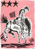 Rodeo contemporary wall art print by Caitlin Flood-Molyneux - sold by DROOL