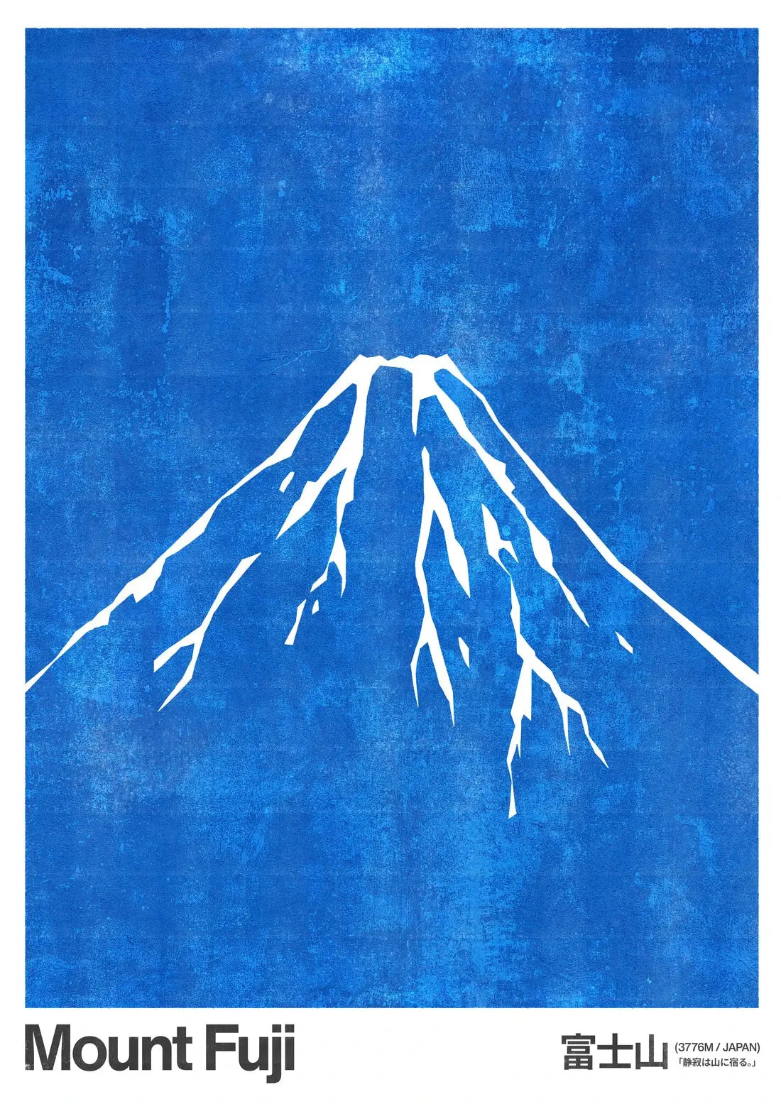 Fuji in Blue Silence