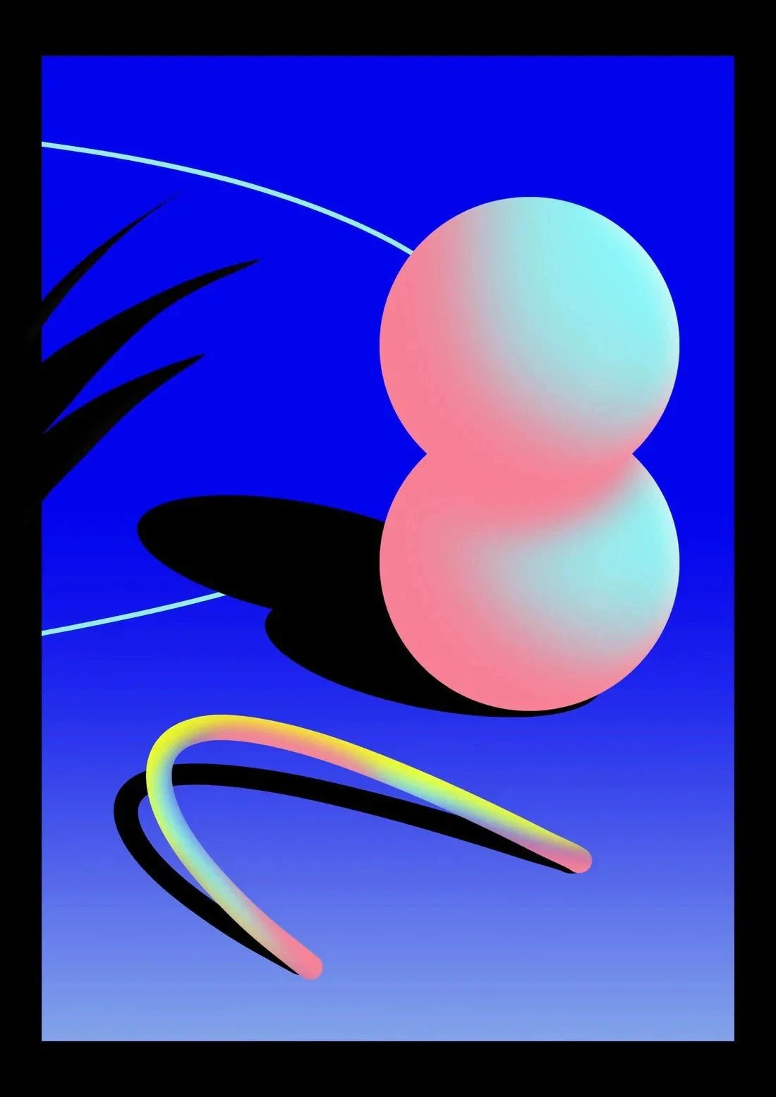 The Field contemporary wall art print by Tolga Tarhan - sold by DROOL