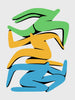Stack contemporary wall art print by Jocelyn Tsaih - sold by DROOL