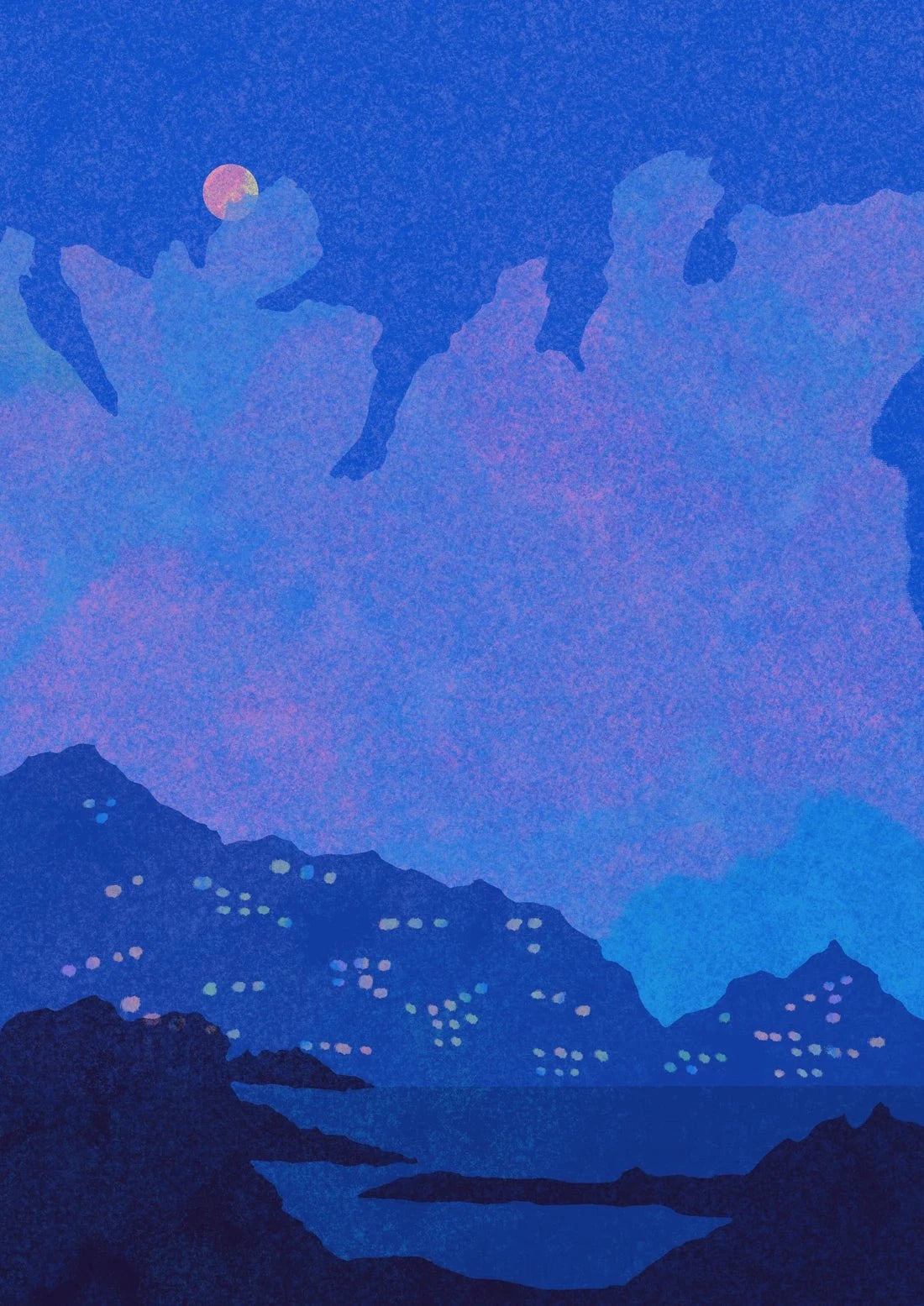 Tsing Ma, Hong Kong contemporary wall art print by Lily Kong - sold by DROOL