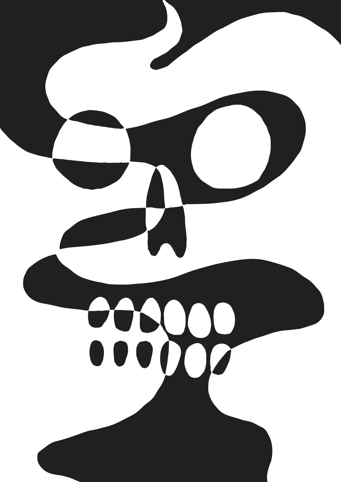 SMOKE SCREEN contemporary wall art print by Max Blackmore - sold by DROOL
