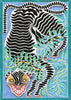 Big Cat contemporary wall art print by Carla Petelski - sold by DROOL
