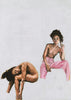 Think Pink contemporary wall art print by Sophie Goudman-Peachey - sold by DROOL
