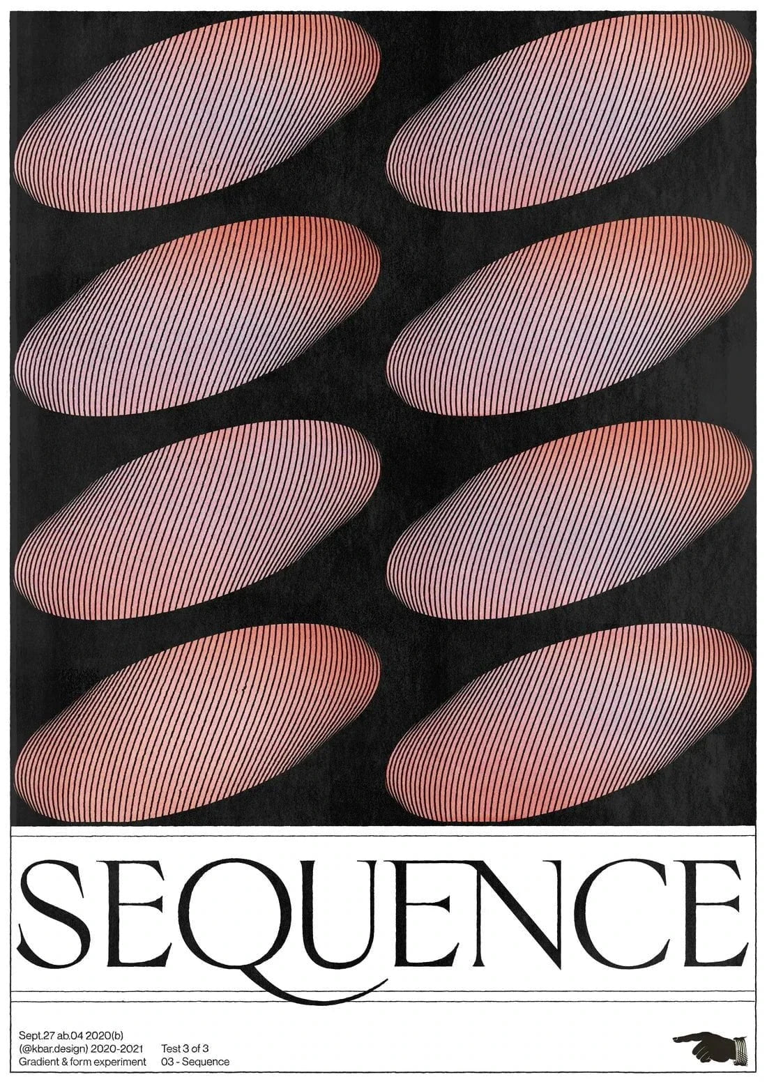 Sequence contemporary wall art print by Alexander Khabbazi - sold by DROOL