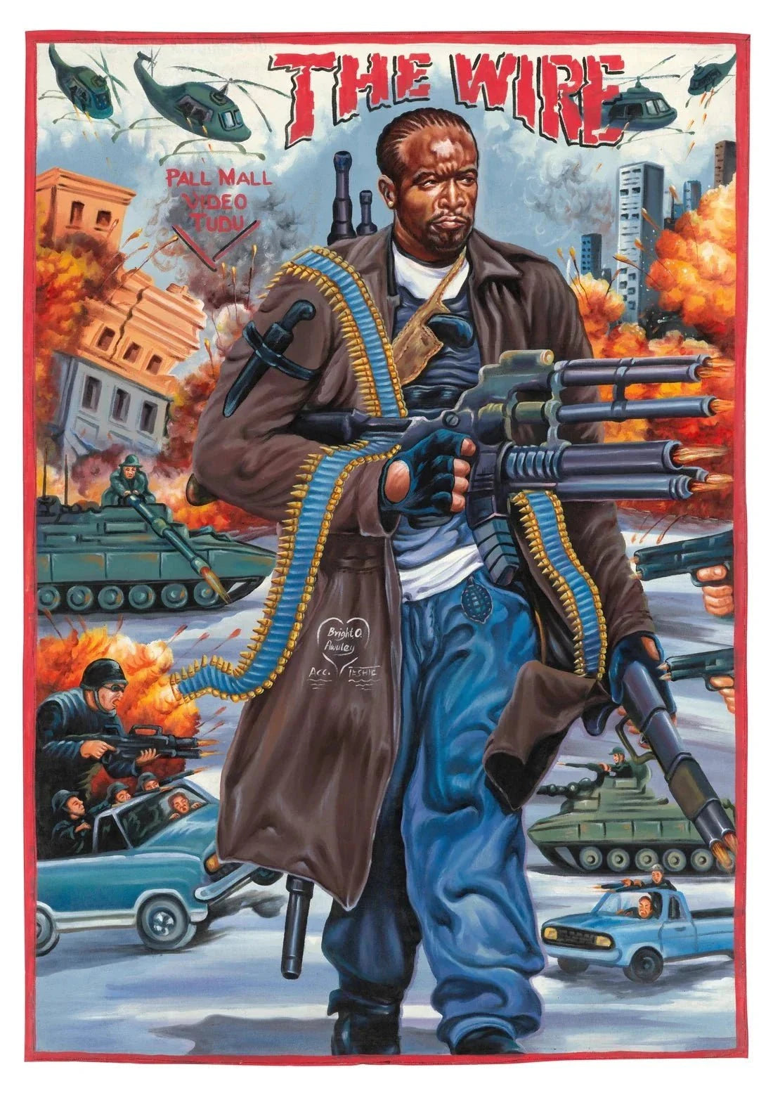 The Wire contemporary wall art print by Deadly Prey - sold by DROOL