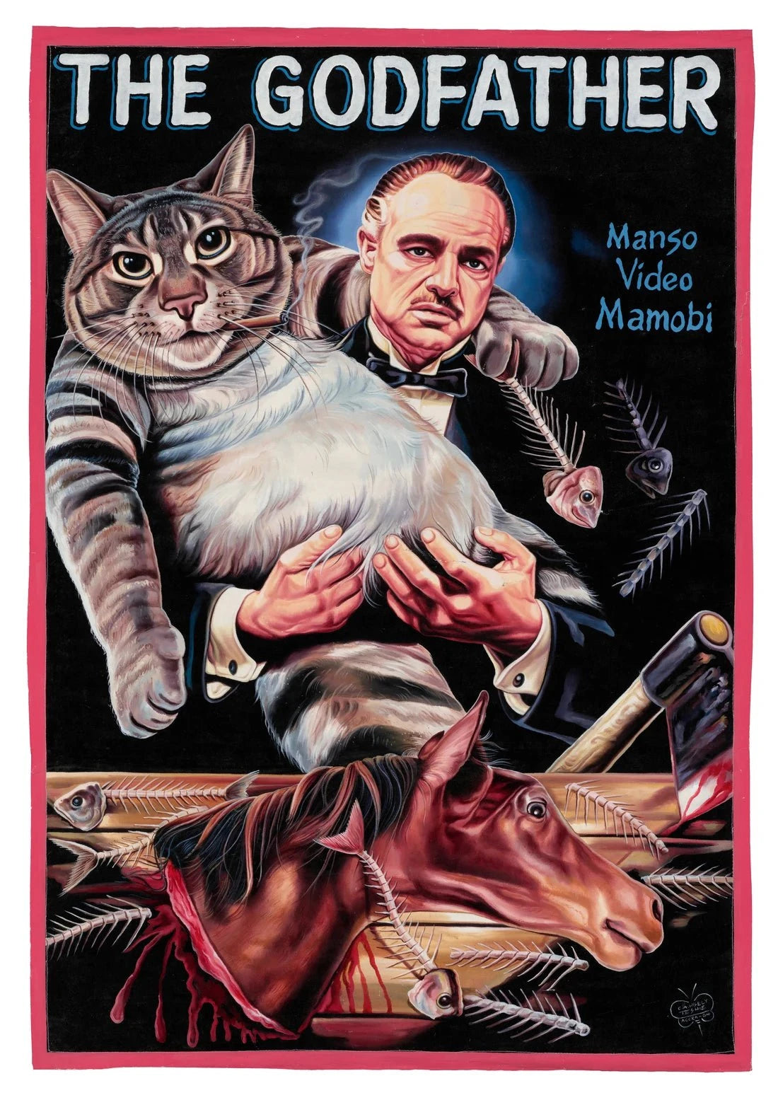The Godfather contemporary wall art print by Deadly Prey - sold by DROOL