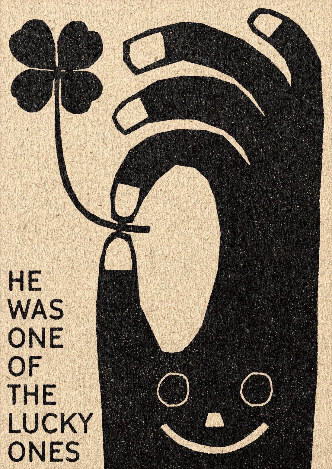 One Of The Lucky Ones contemporary wall art print by David Schmitt - sold by DROOL