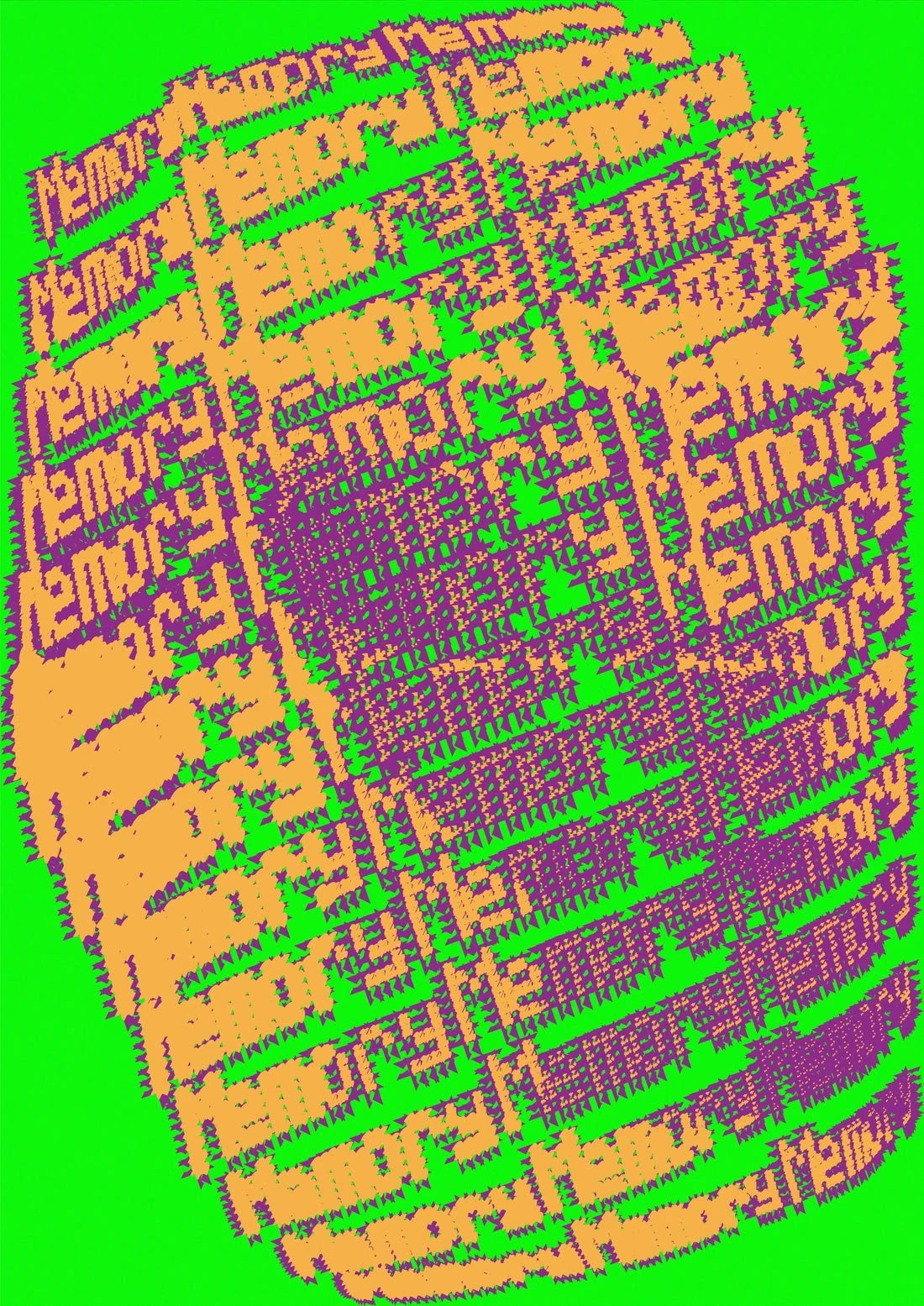Poster 84 (Memory) contemporary wall art print by Gang Buron-Yi - sold by DROOL