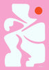 The Dancer contemporary wall art print by Kim Van Vuuren - sold by DROOL