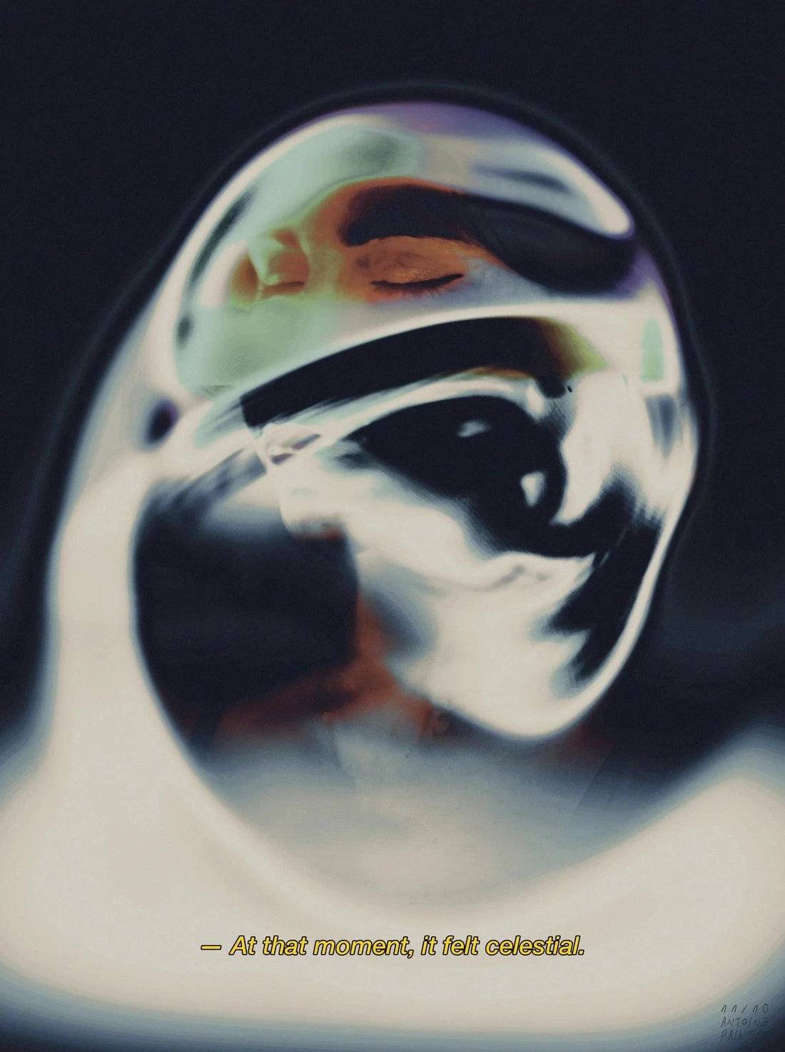 Celestial Moment contemporary wall art print by Antoine Paikert - sold by DROOL