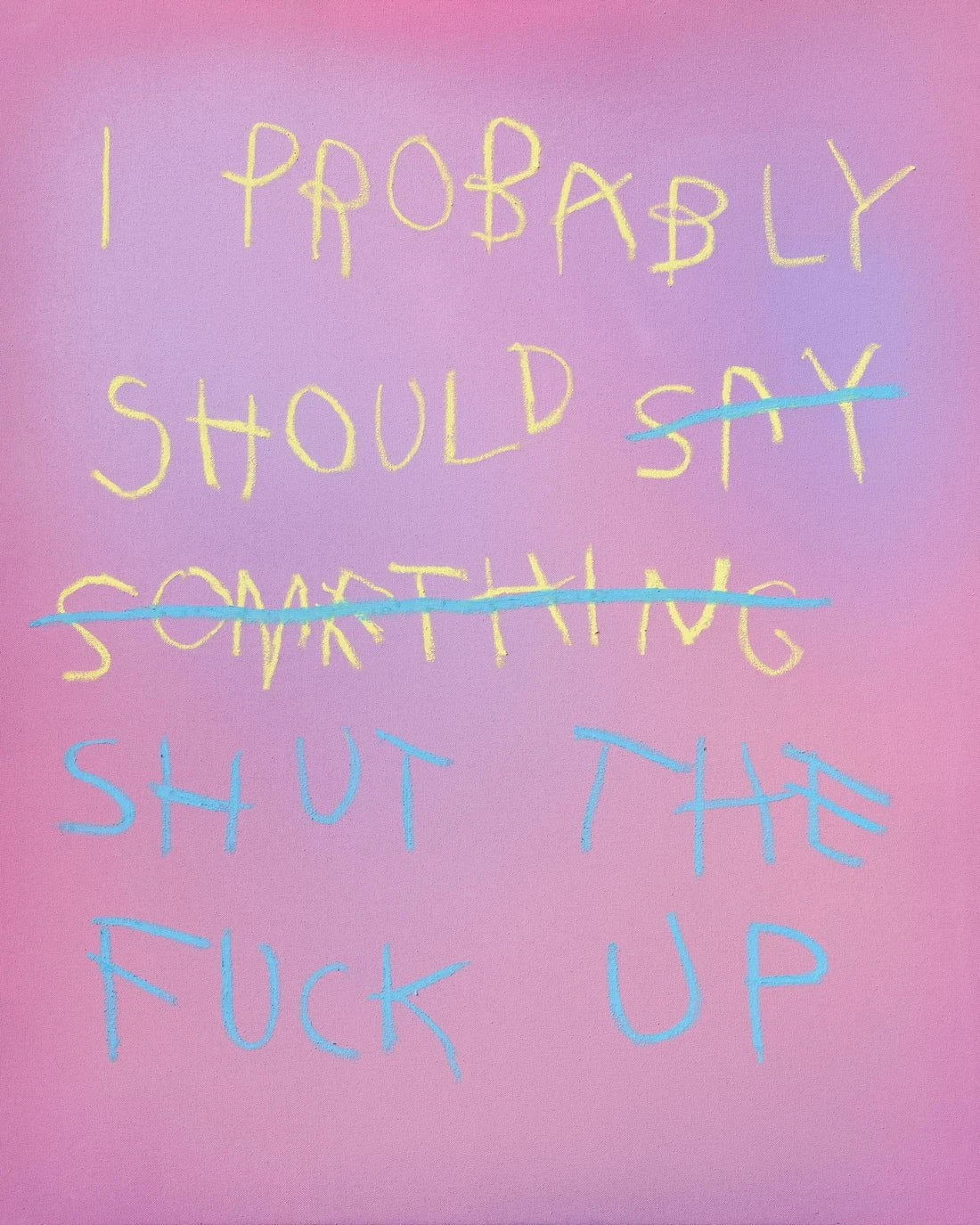 I probably should contemporary wall art print by Peter-Maximilian Ronsdorf - sold by DROOL