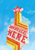 Wish You Were Here contemporary wall art print by Laurie Campbell - sold by DROOL