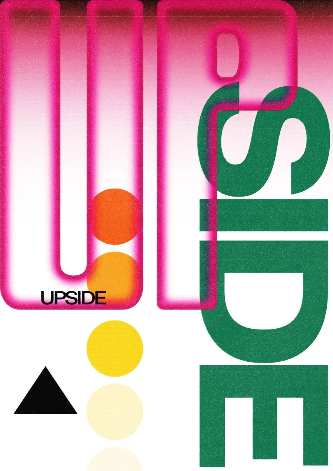 Upside contemporary wall art print by Sheyi Adebayo - sold by DROOL
