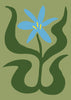 Flower 3 contemporary wall art print by Max Blackmore - sold by DROOL