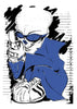 Alien Motorola contemporary wall art print by Amelie Goeppel - sold by DROOL