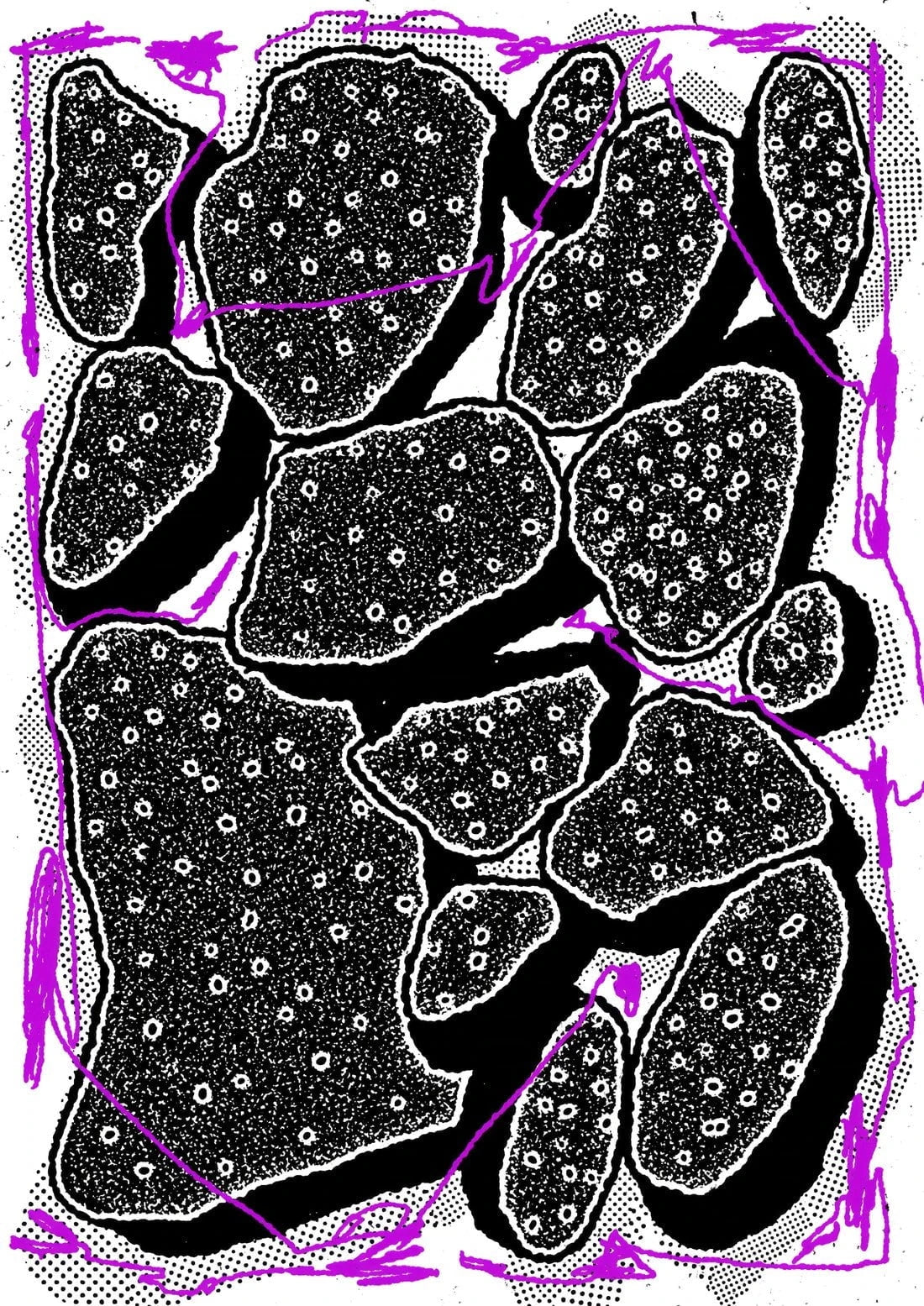 Sauce contemporary wall art print by Jorge Santos - sold by DROOL