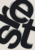 REST contemporary wall art print by Xtian Miller - sold by DROOL