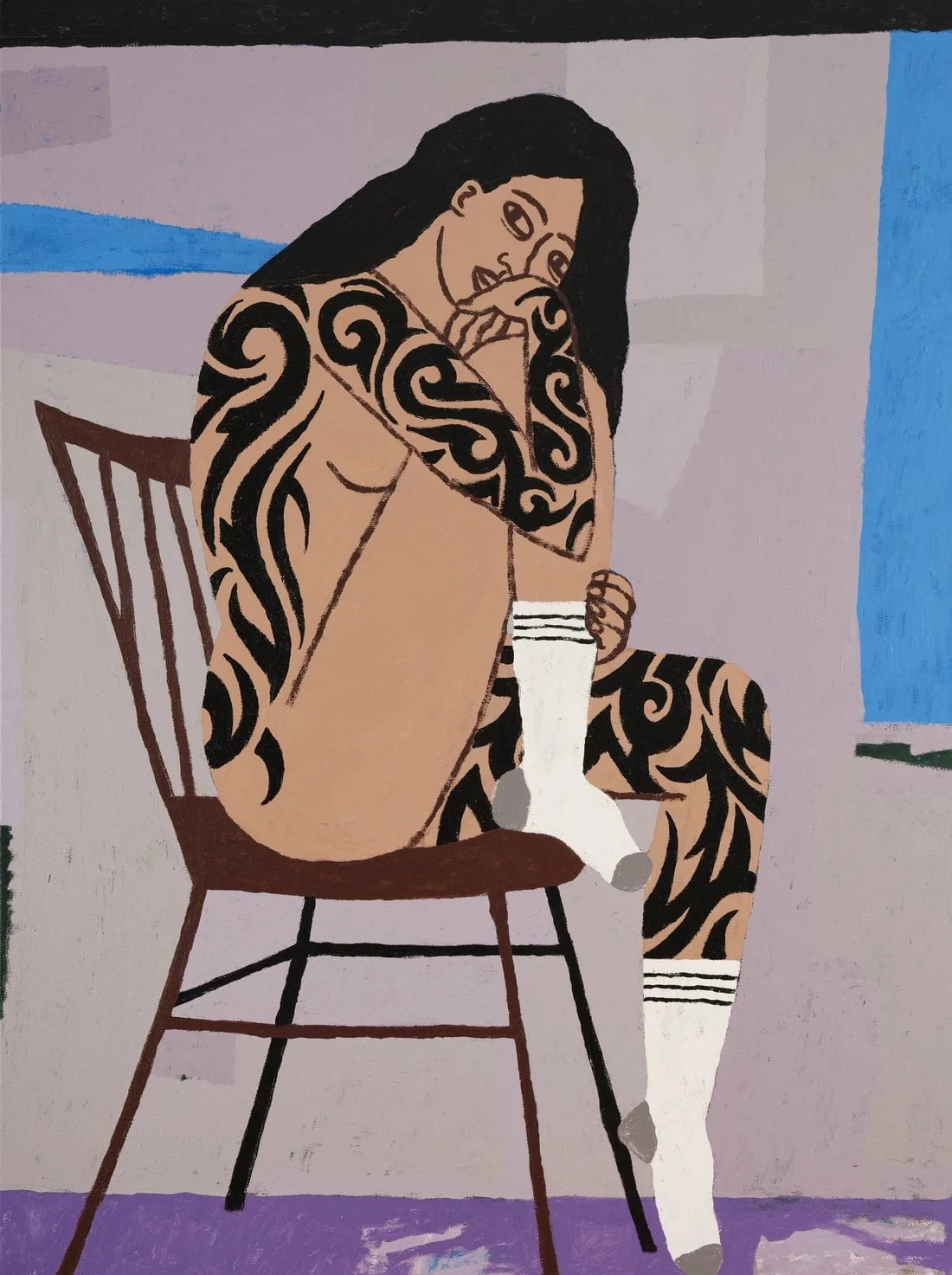 Figure In Repose no 1 contemporary wall art print by Colby Edwards - sold by DROOL