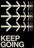 KEEP GOING contemporary wall art print by Brad Mead - sold by DROOL