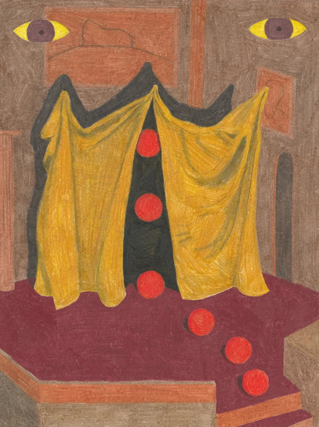 Hypnagogic Vision contemporary wall art print by June Gutman - sold by DROOL