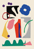 Paper Garden II contemporary wall art print by Stell Paper - sold by DROOL