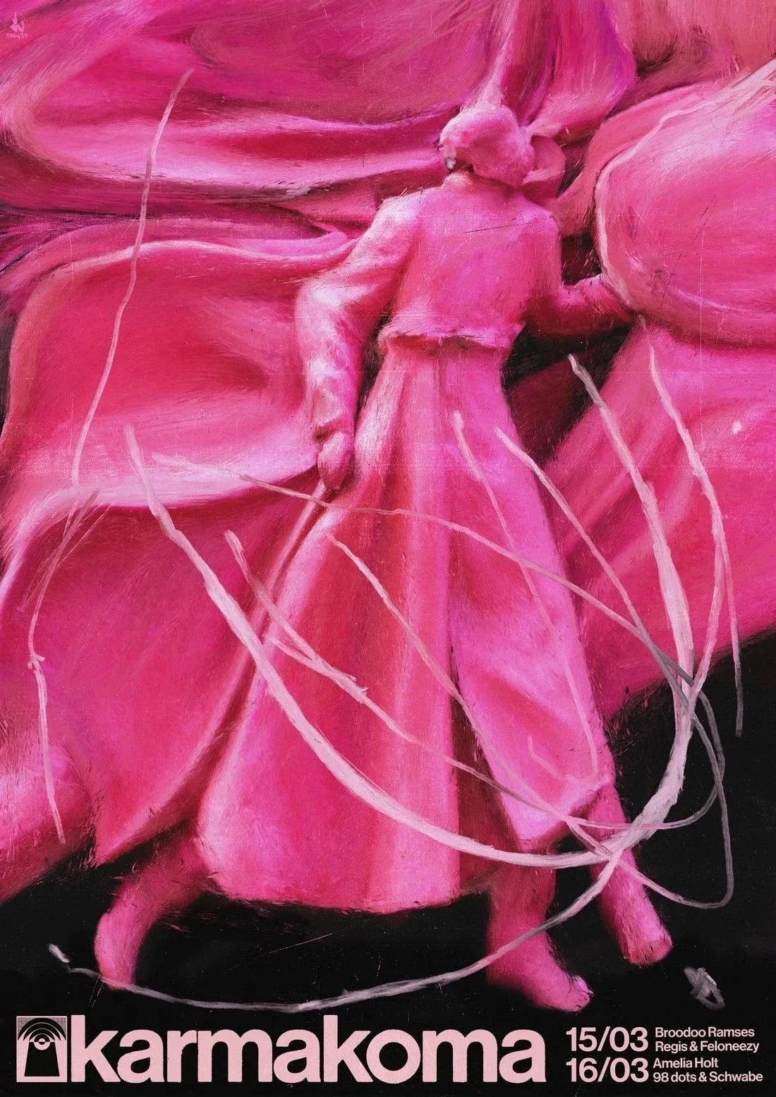 Karmakoma 98/HOLT contemporary wall art print by Floating Bstrd - sold by DROOL