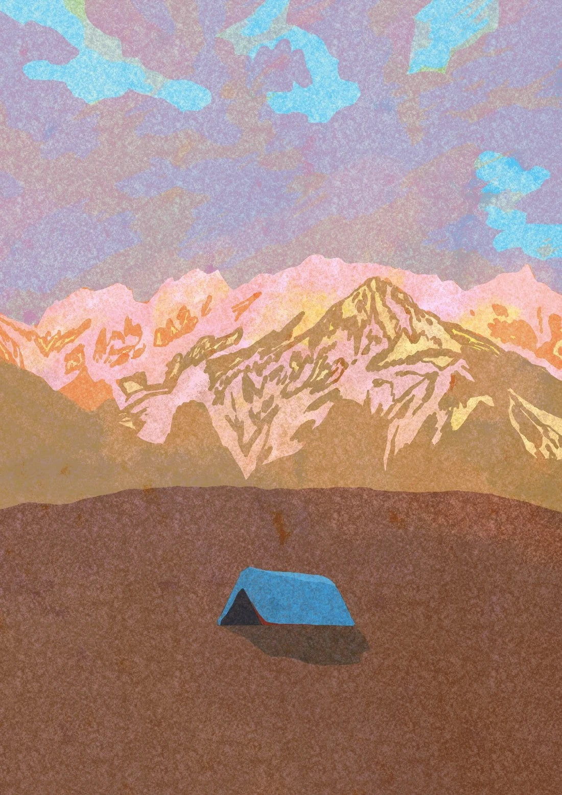 Annecy contemporary wall art print by Lily Kong - sold by DROOL