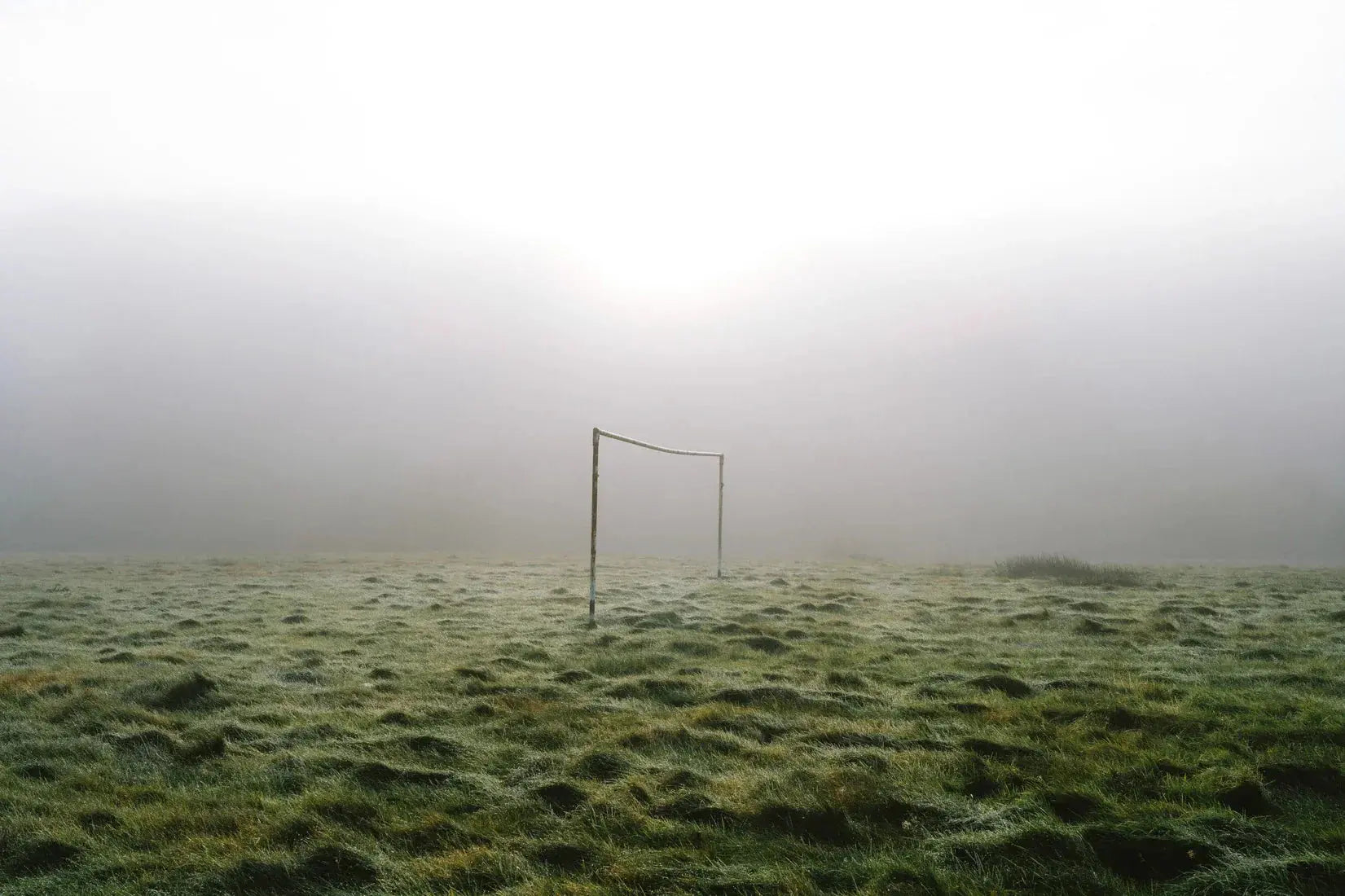 Mist Goal contemporary wall art print by James Popsys - sold by DROOL