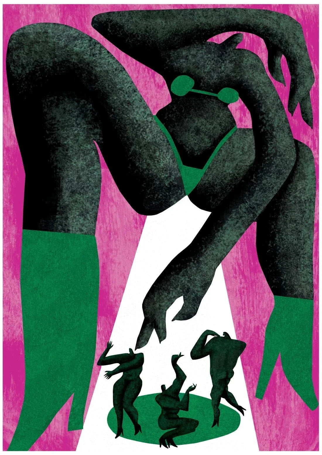 Femme Visibility contemporary wall art print by Hayley Wall - sold by DROOL