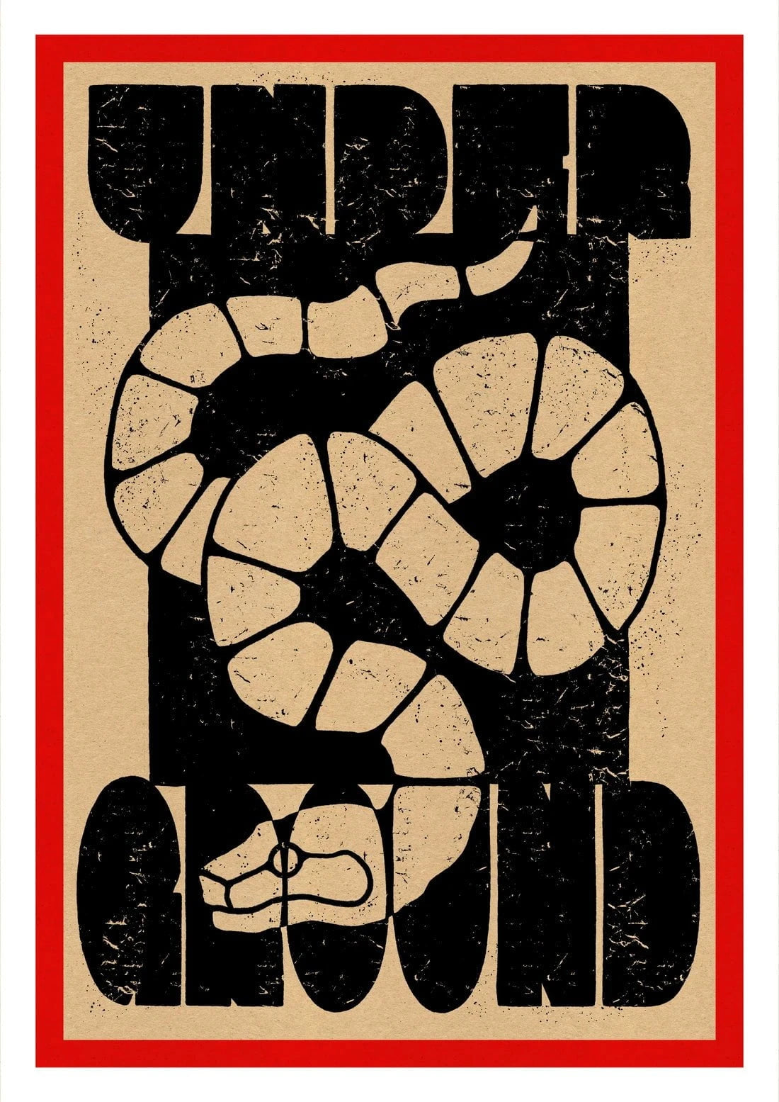 Under Ground contemporary wall art print by Kwonny - sold by DROOL