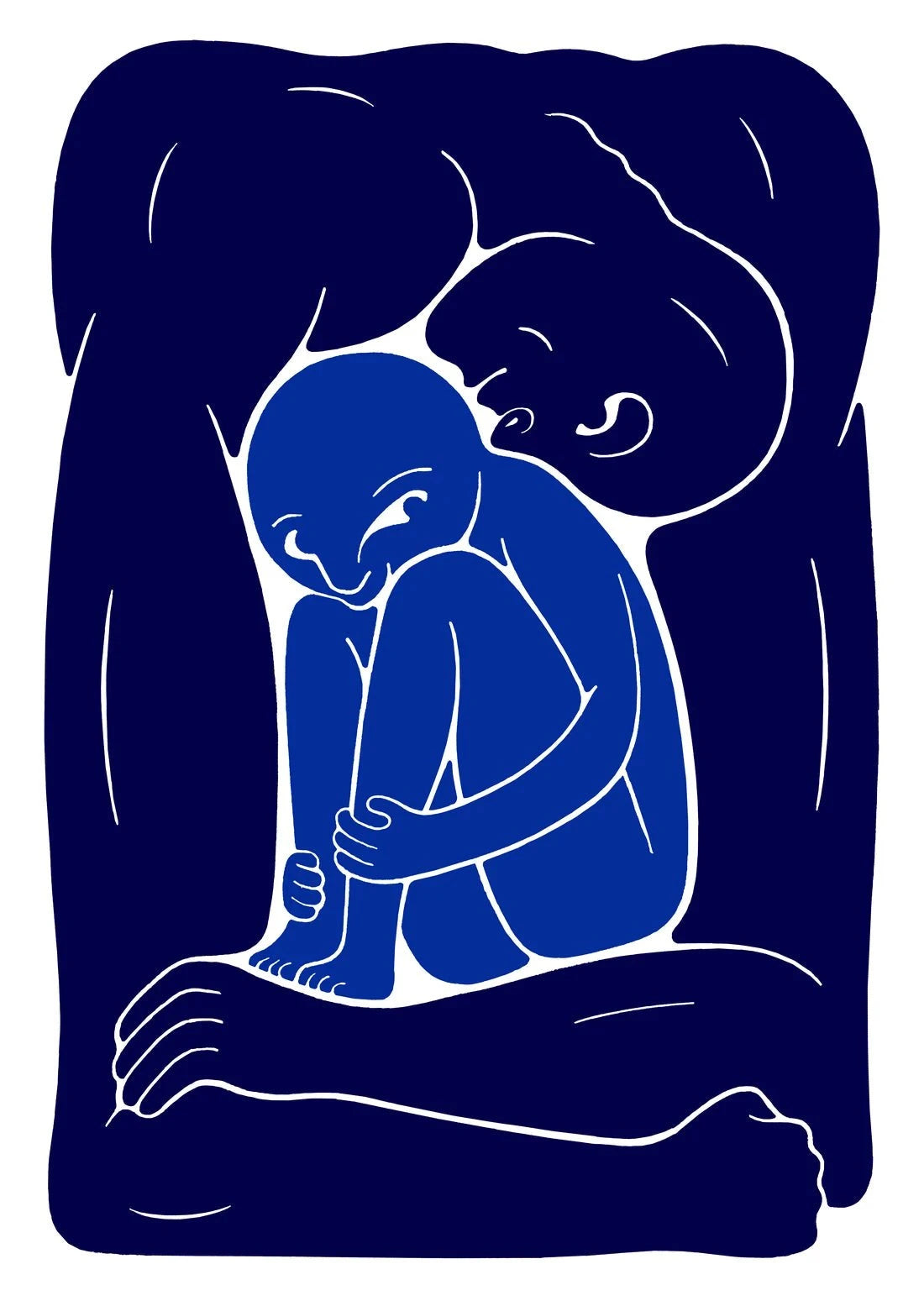 Inner Child contemporary wall art print by Henrik Delehag - sold by DROOL