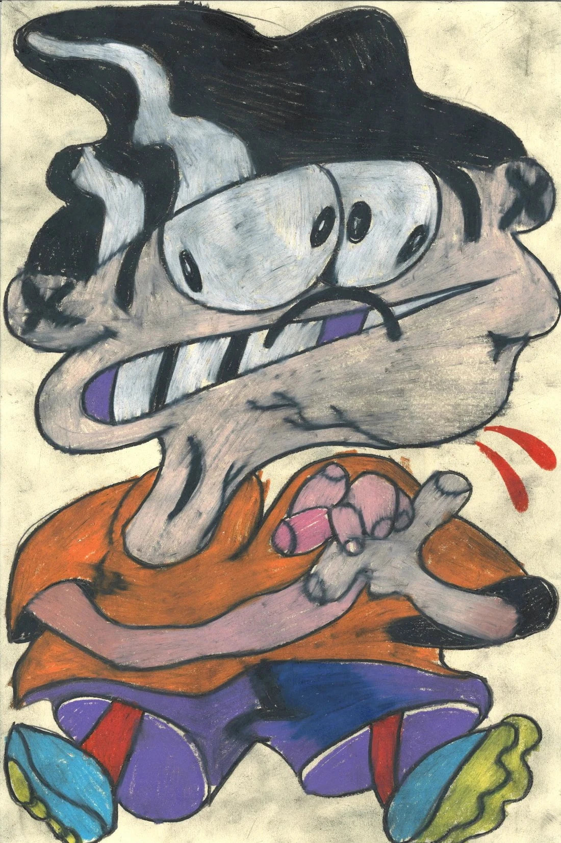 Eddy contemporary wall art print by Austin Ansbro - sold by DROOL