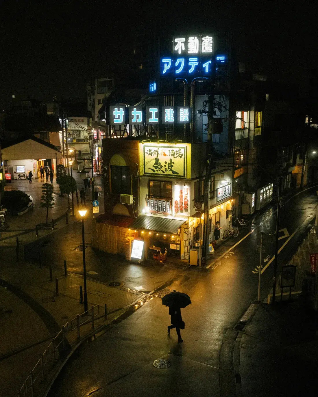 Nights in Japan contemporary wall art print by Tyler Glass - sold by DROOL