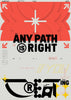 Any Path Is Right contemporary wall art print by MEDG - sold by DROOL