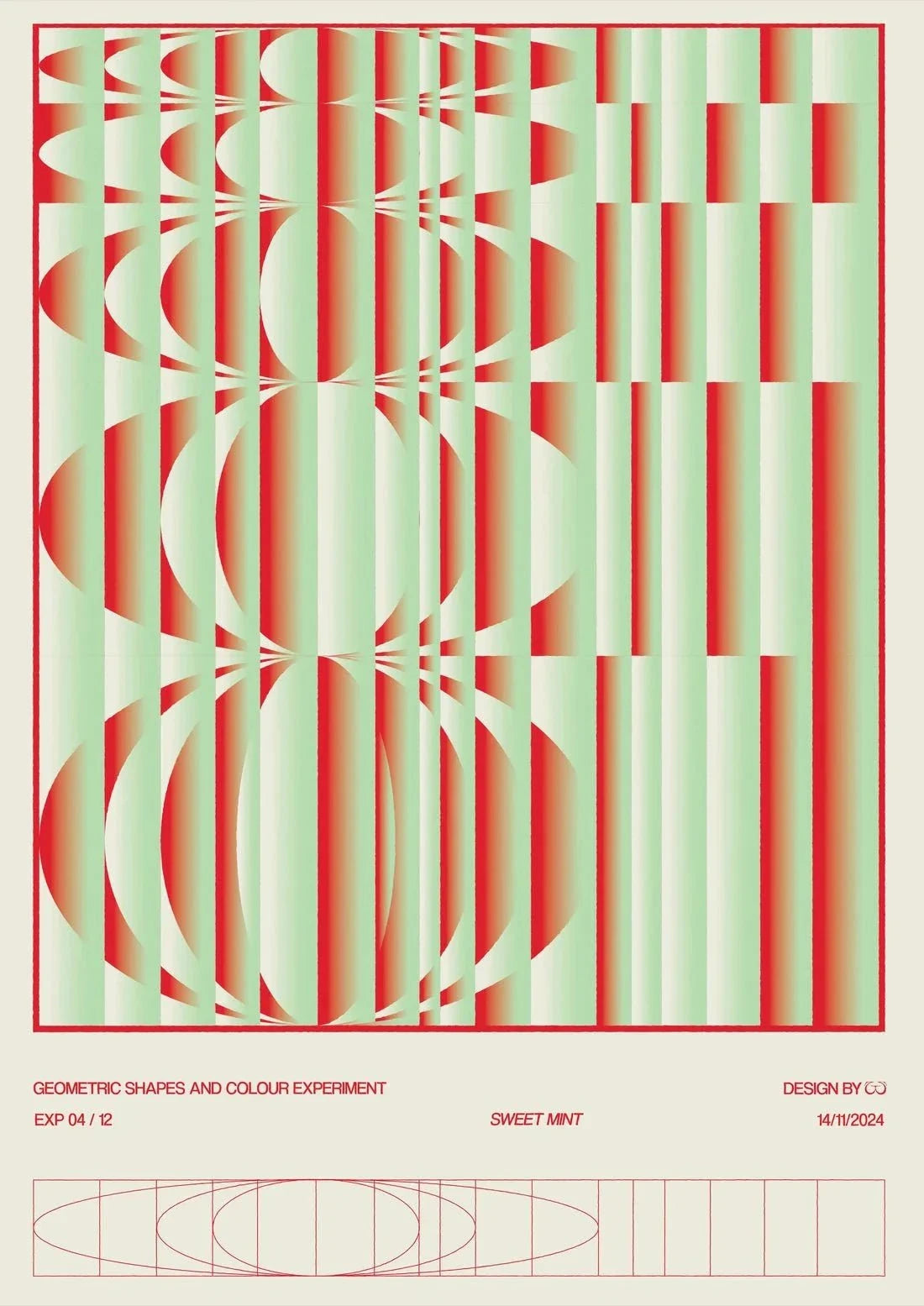 Sweet Mint contemporary wall art print by Coveposter - sold by DROOL