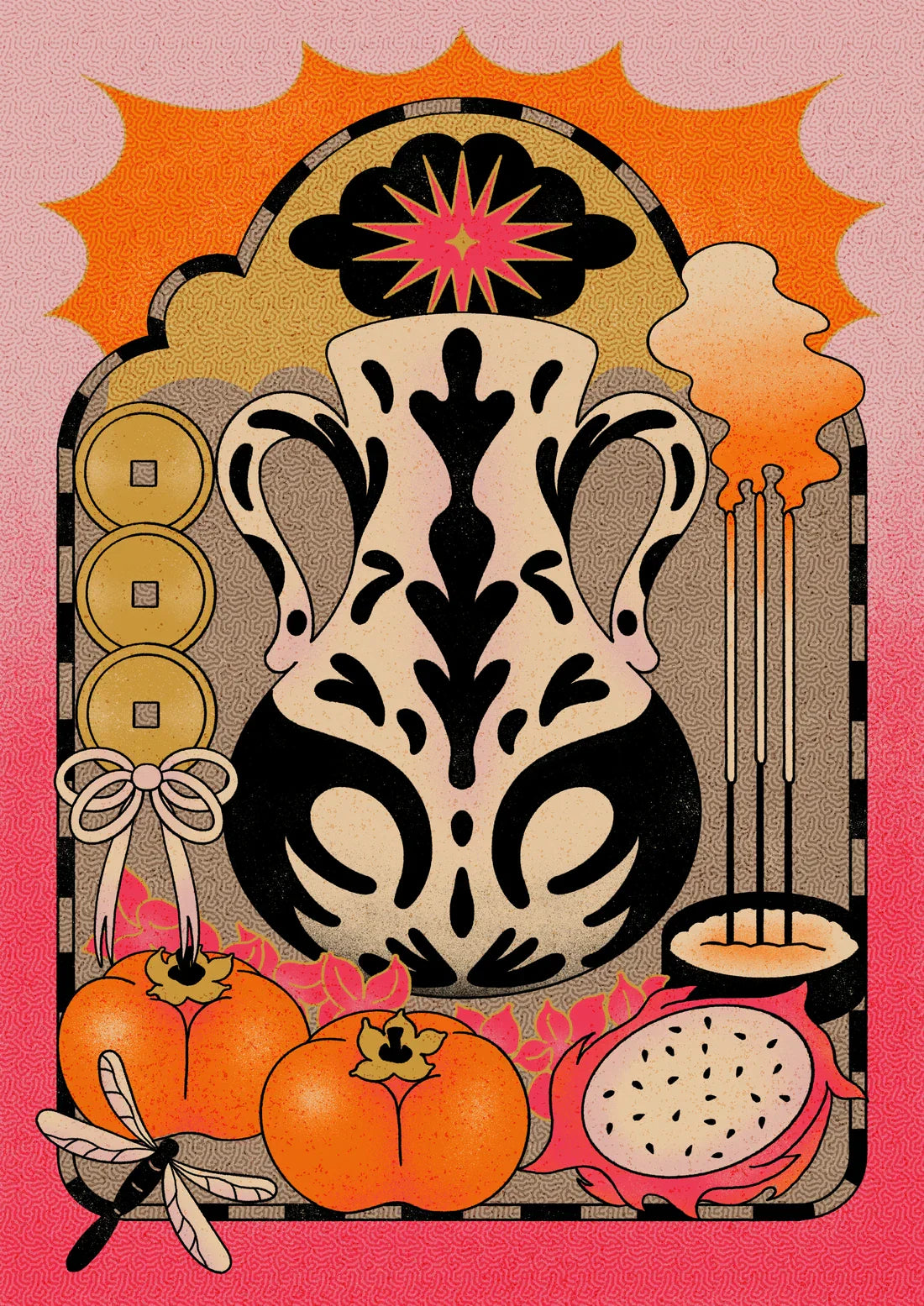 Rituals contemporary wall art print by Erica Lee - sold by DROOL