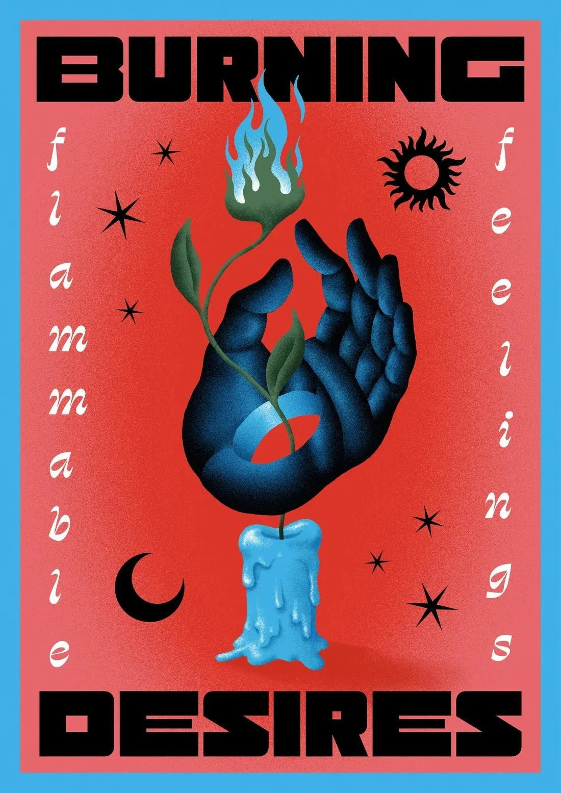 Burning Desires contemporary wall art print by Itamar Makover - sold by DROOL
