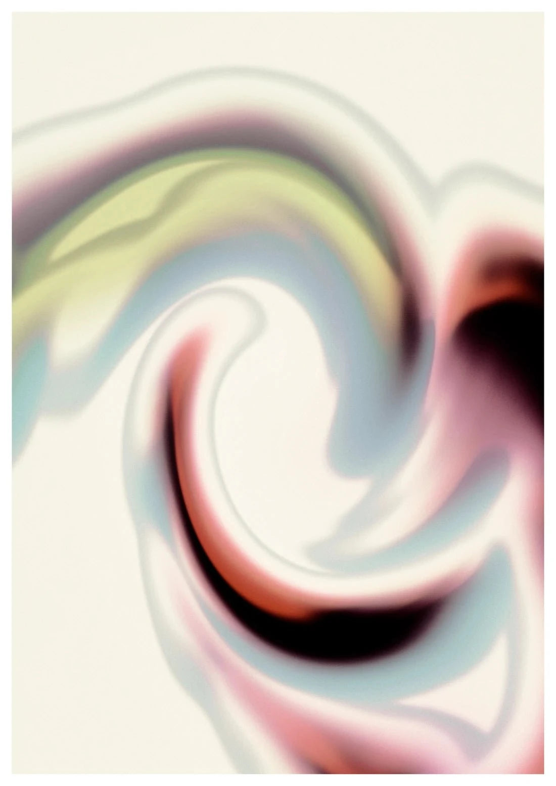 Swirl contemporary wall art print by Henry M. - sold by DROOL