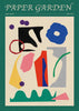 Paper Garden II-I contemporary wall art print by Stell Paper - sold by DROOL