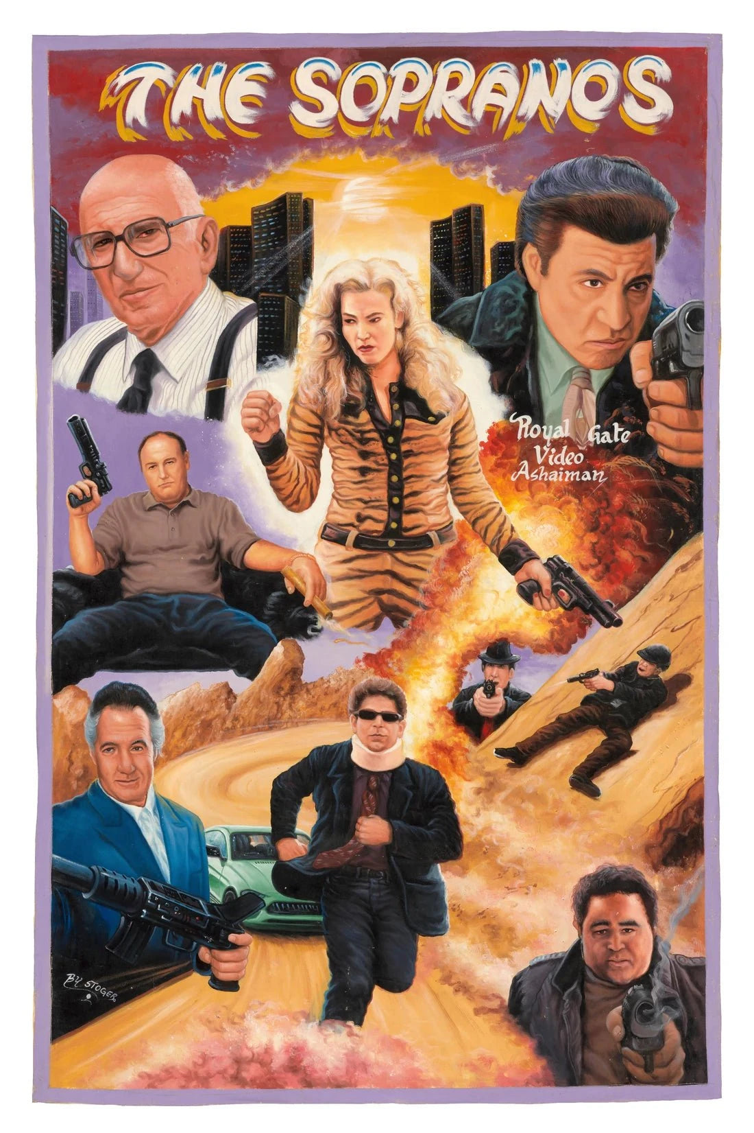 The Sopranos contemporary wall art print by Deadly Prey - sold by DROOL