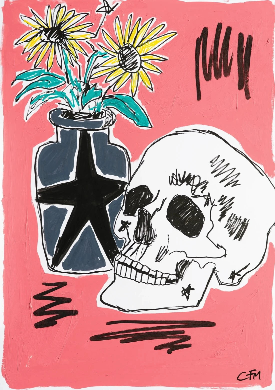 Certainty contemporary wall art print by Caitlin Flood-Molyneux - sold by DROOL