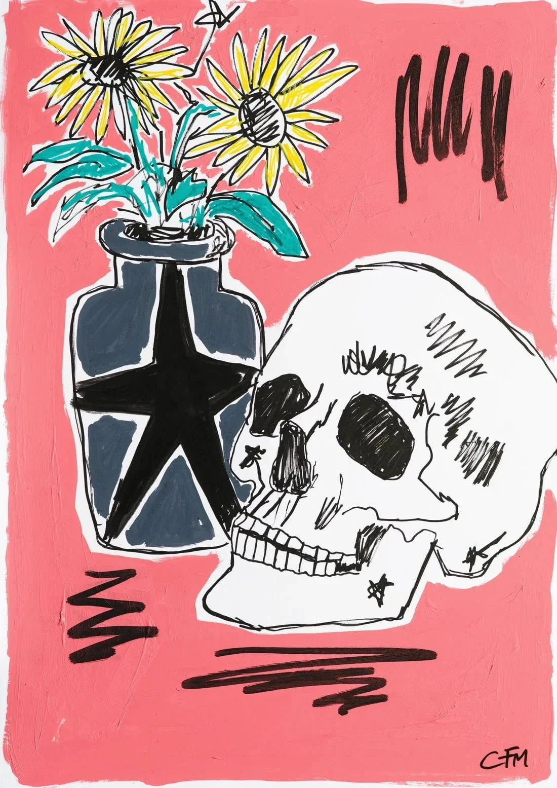 Certainty contemporary wall art print by Caitlin Flood-Molyneux - sold by DROOL