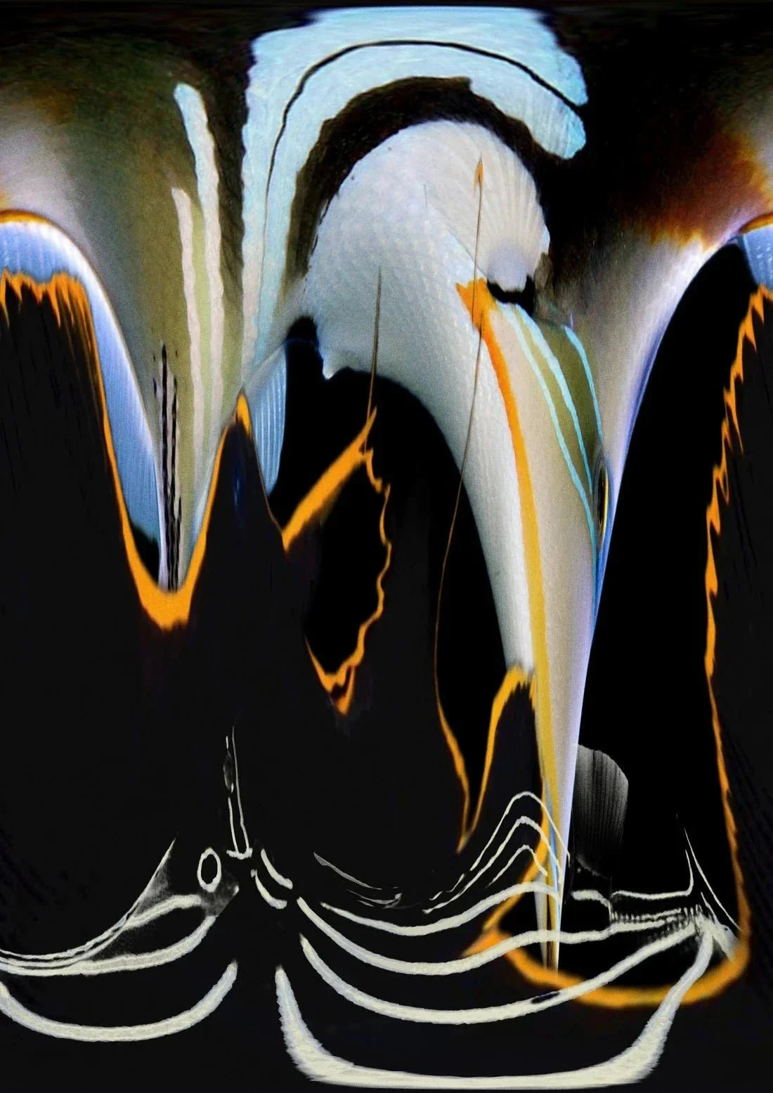 Reef contemporary wall art print by HIRA.vision - sold by DROOL