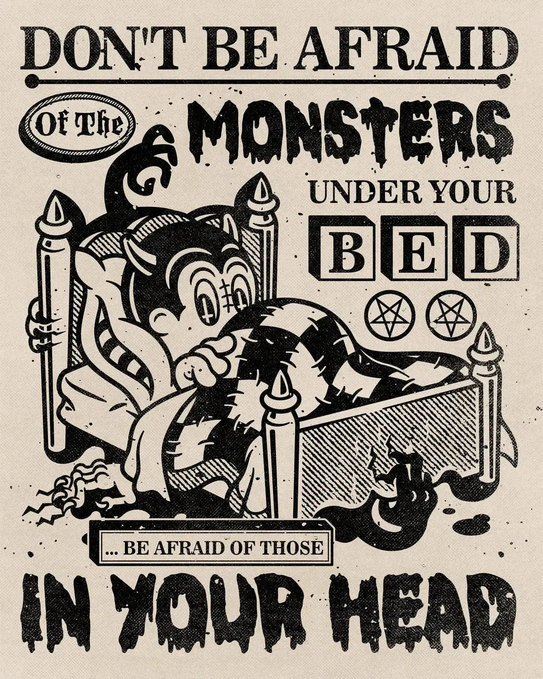 avoid the monsters and head deeper Monsters In Your Head