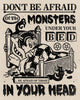 Monsters In Your Head contemporary wall art print by Laserblazt - sold by DROOL