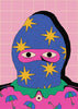 See you 2 contemporary wall art print by Azaazelus - sold by DROOL