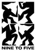 NINE TO FIVE contemporary wall art print by Konrad Grafik - sold by DROOL